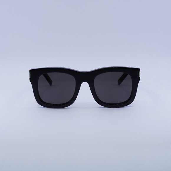 Saint Laurent SL650 MONCEAU 001 Sunglasses Black Square Frame, Black Lenses - Picture 3 of 12